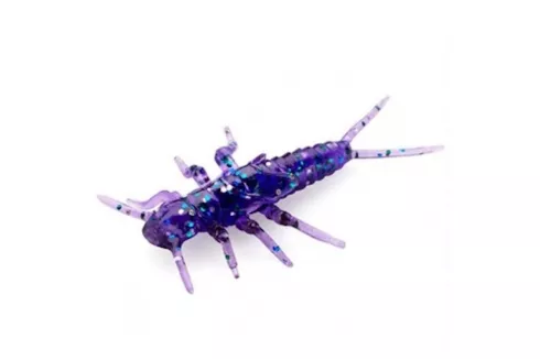 Силікон FishUP Stonefly 0.75" (12шт/уп), колір: 060 - Dark Violet/Peacock & Silver