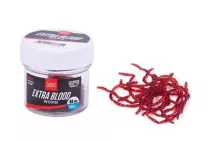 Мотиль силіконовий Lucky John Extra Blood Worm (розмір XL)