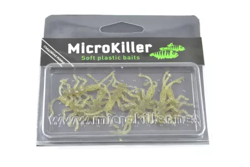 Силікон Microkiller «Веснянка» 1.4"/ 8шт, колір: болотно-зеленый