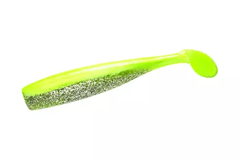 Силікон Lunker City Shaker 3.75" (10 шт/уп), колір: 086 Chartreuse Silk Ice