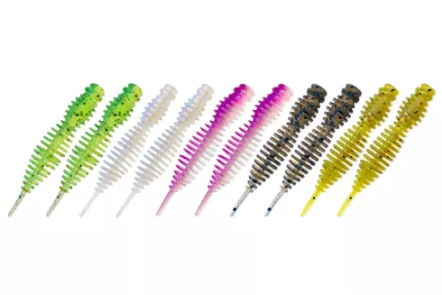 Силикон Veduta Air Worm 2" (10шт/уп), цвет: M12 (02, 03, 09, 18, 21)