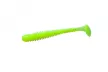 Силікон Crazy Fish Vibro Worm 3.4" (5шт/уп), колір: 54 Green Acid