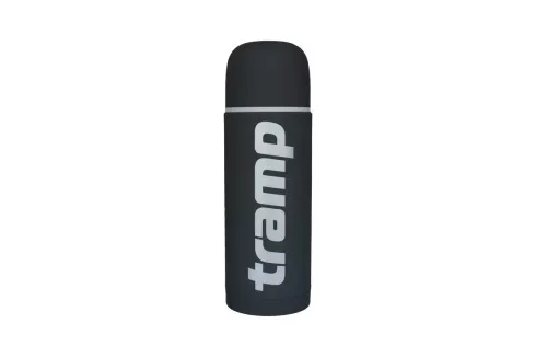 Термос Tramp Soft Touch 0.75л TRC-108, цвет: серый