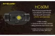 Ліхтар налобний Nitecore HC60M (Cree XM-L2 U2, 1000 люмен, 8 режимів, 1x18650, USB), комплект