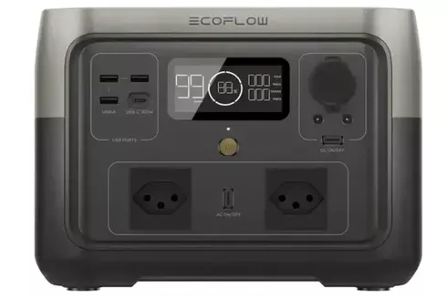 Зарядна станція EcoFlow RIVER 2 Max (512 Вт·год) - Switzerland Version + перехідник