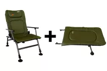 Карповое кресло Novator SR-2 с подставкой Pod-1