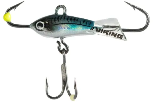 Балансир Viking Fishing Yeti Ice Jig 15мм 1.5г, колір: 14 Dark Mackerel