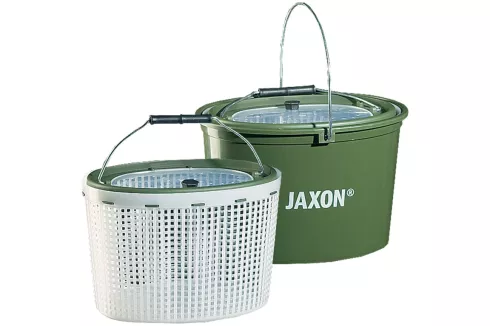 Кан для живця Jaxon овальний з сіткою RH-165 30x22x22см 6л