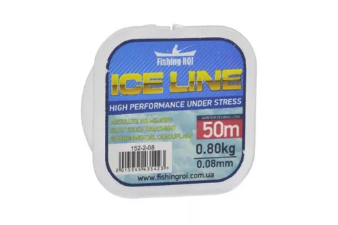 Леска Fishing ROI Ice Line 50м 0.105мм 1.2кг