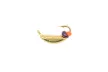 Мормышка вольфрамовая Diskus Супер Банан 0.34г/ 2.2мм, цвет: золото