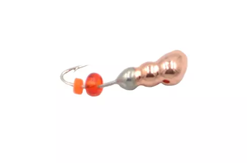 Мормышка вольфрамовая Diskus Муравей с отверстием 0.54г/ 3мм, цвет: медь