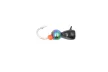 Мормышка вольфрамовая Diskus Капля с ушком с камнем и шаром 0.46г/ 3мм, цвет: черный