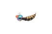 Мормышка вольфрамовая Diskus Опарыш с шаром 0.51г/ 3мм, цвет: черный с золотом