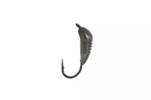 Мормишка вольфрамова Fishing ROI Куколка с ушком 3мм 0.52г, колір: black nickle
